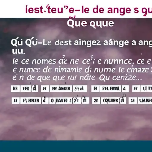 1. Qu'est-ce que les Nombres d'Ange et Quels sont leurs Significations ?