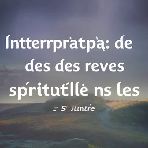 Interprétation des rêves : des leçons spirituelles.