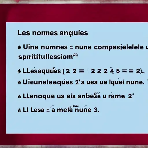 1. Les nombres angéliques: une compréhension spirituelle