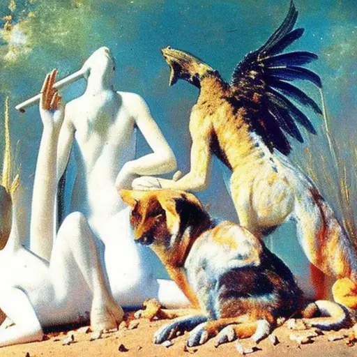 Du spirituel à l'animal : L'âme et l'esprit.